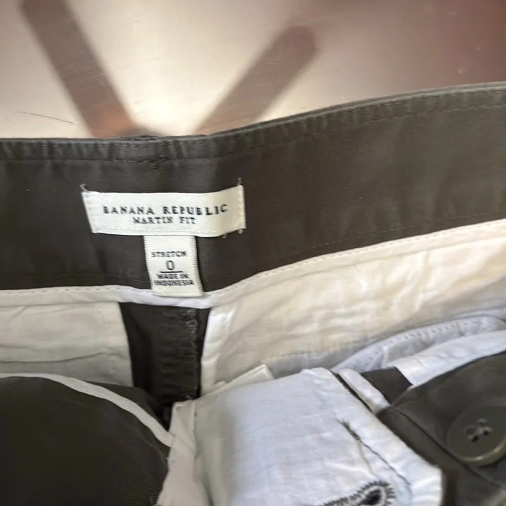 Banana Republic Black and grey Martin shorts size 0 - Picture 5 of 5